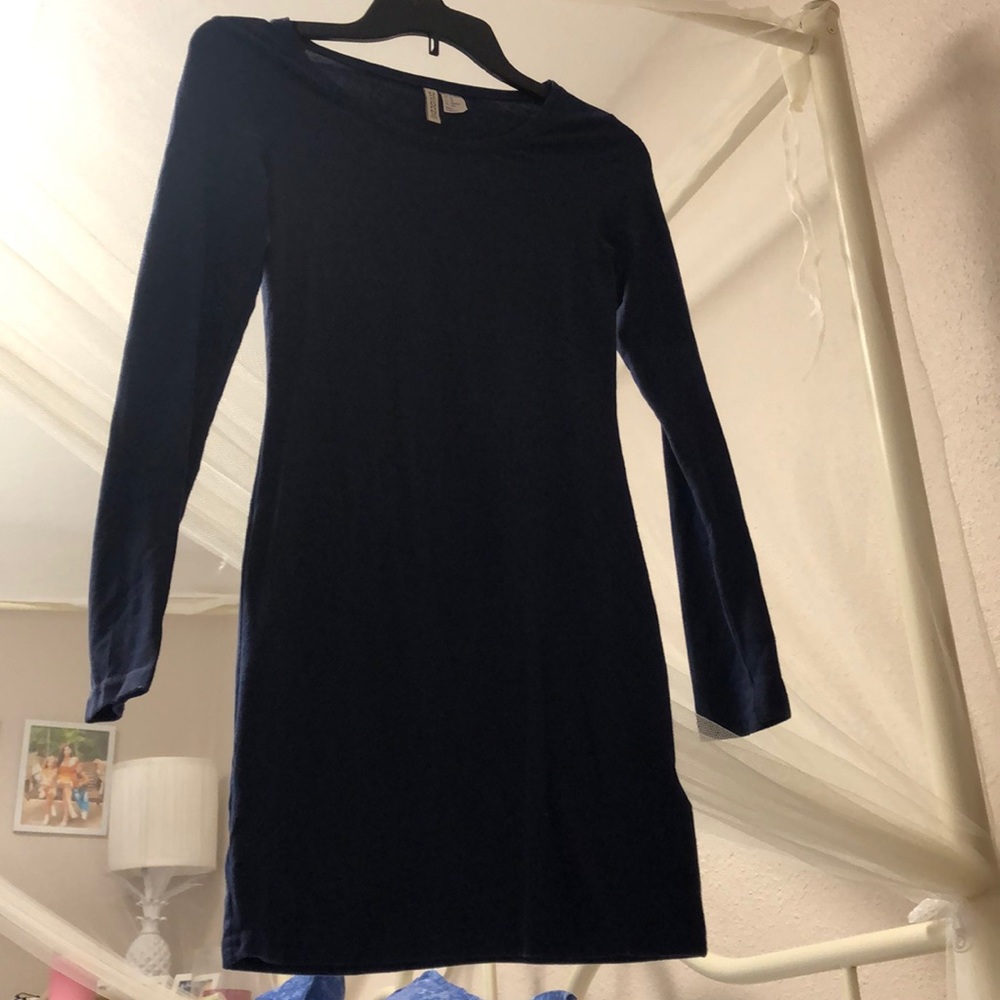 H&M navy bodycon